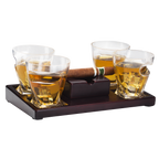 Cigar Holder Whiskey Glasses Set-1