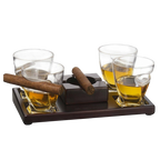 Cigar Holder Whiskey Glasses Set-0